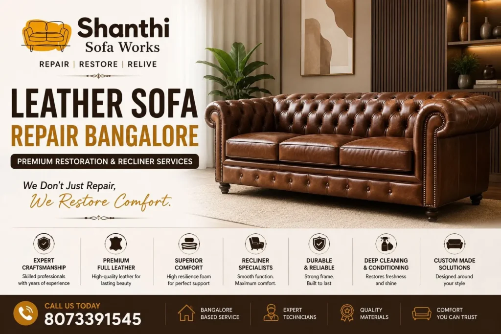 leather sofa repair Bangalore