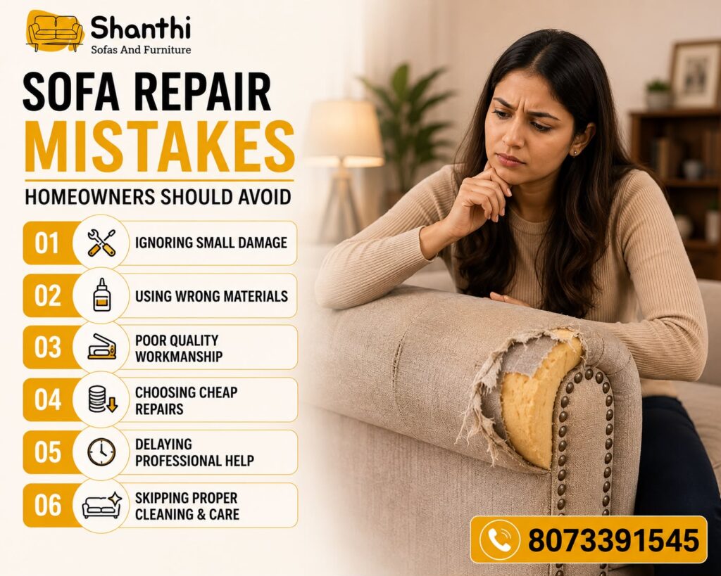 Sofa Repair in Bangalore