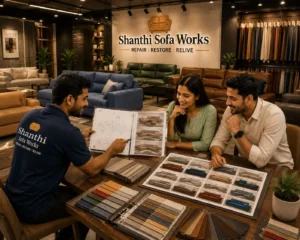 Custom Sofa Manufacturing Services in Bangalore by Shanthi Sofa Works