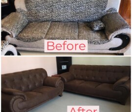 Before ➡️ After Transformation ✨
Old sofa → Brand new look 😍
Expert upholstery & full service in Bangalore
📞 Call: 8073391545 Before after sofa repair and upholstery Bangalore Shanthi Sofa Works